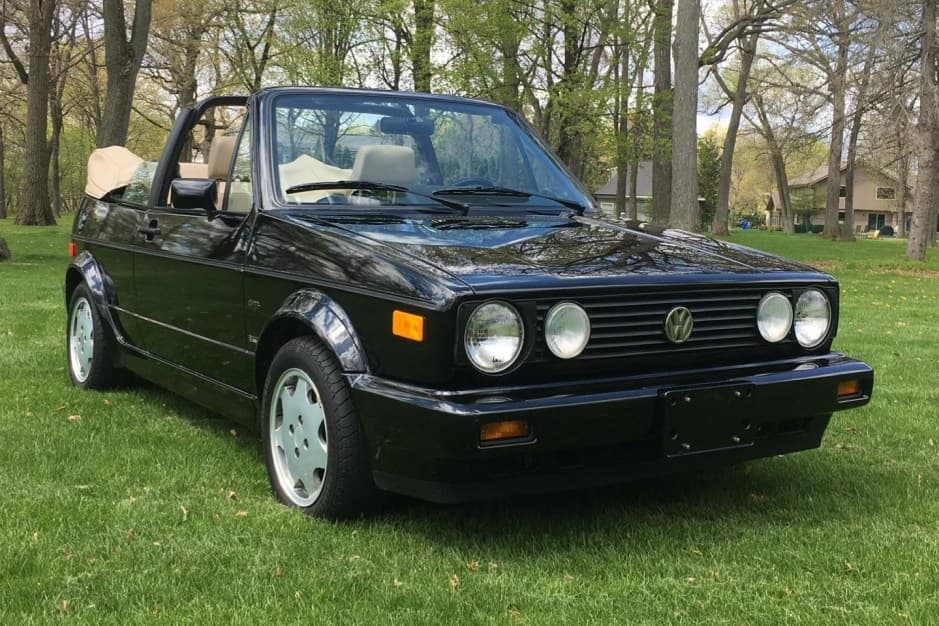 1993 Volkswagen Golf/Rabbit Cabriolet sold for $16,000