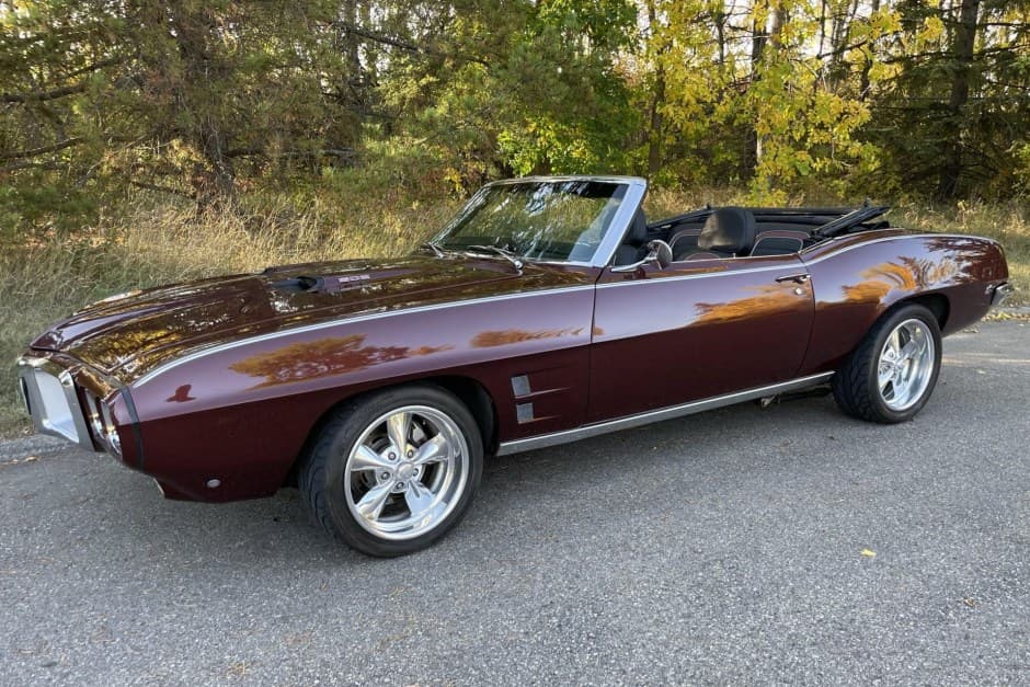 1969 Pontiac Firebird (1967-1969) sold for $42,250