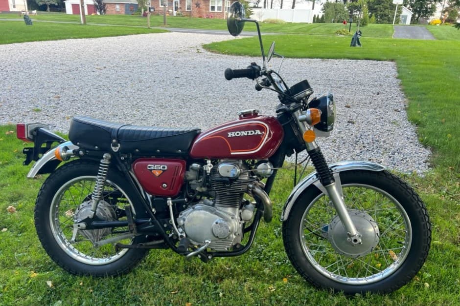 1972 Honda CB350 & CL350 sold for $4,300