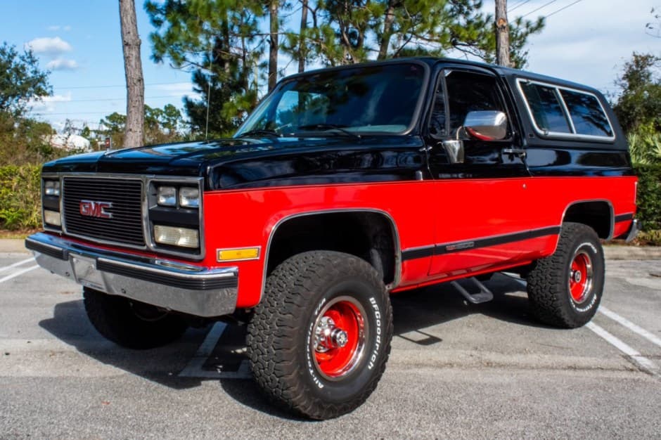 1989 GMC Jimmy (1973-1991) sold for $24,500