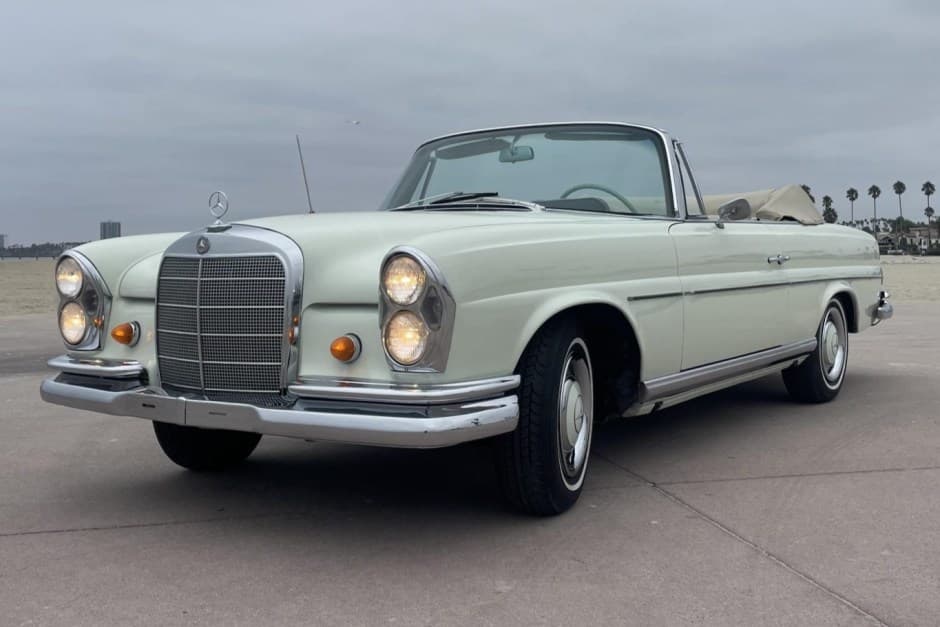 1966 Mercedes-Benz W111 Coupe & Cabriolet sold for $63,500