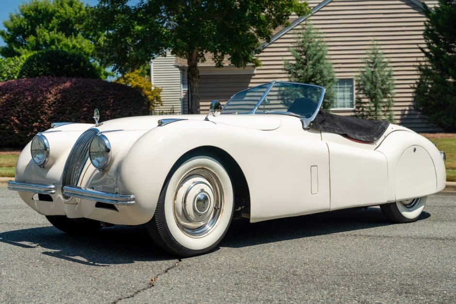 1952 Jaguar XK120 sold for $48,000