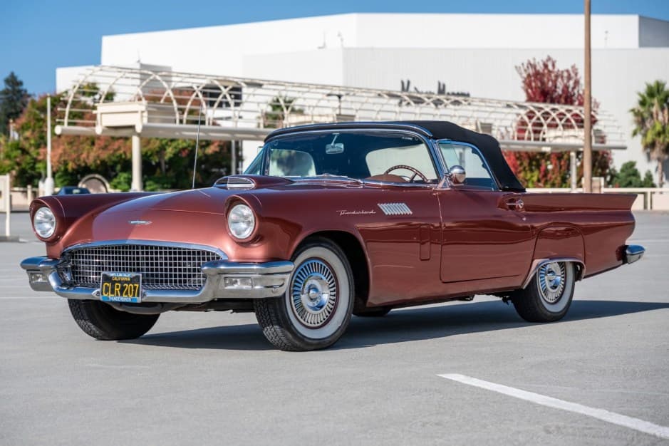 1957 Ford Thunderbird (1955-1957) sold for $34,000