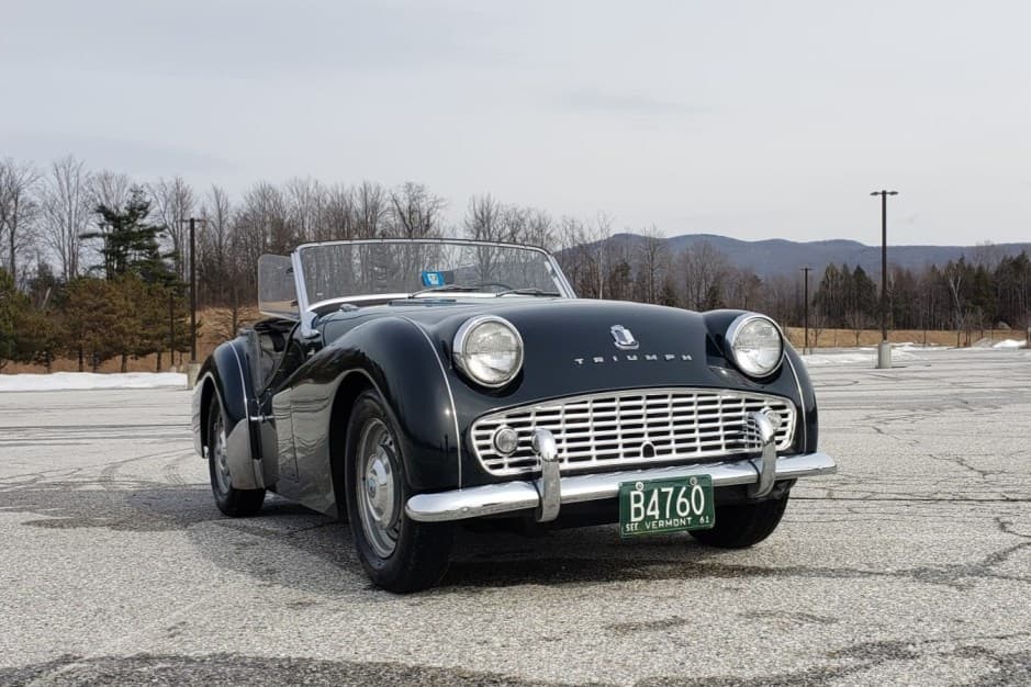 1961 Triumph TR3 sold for $22,000