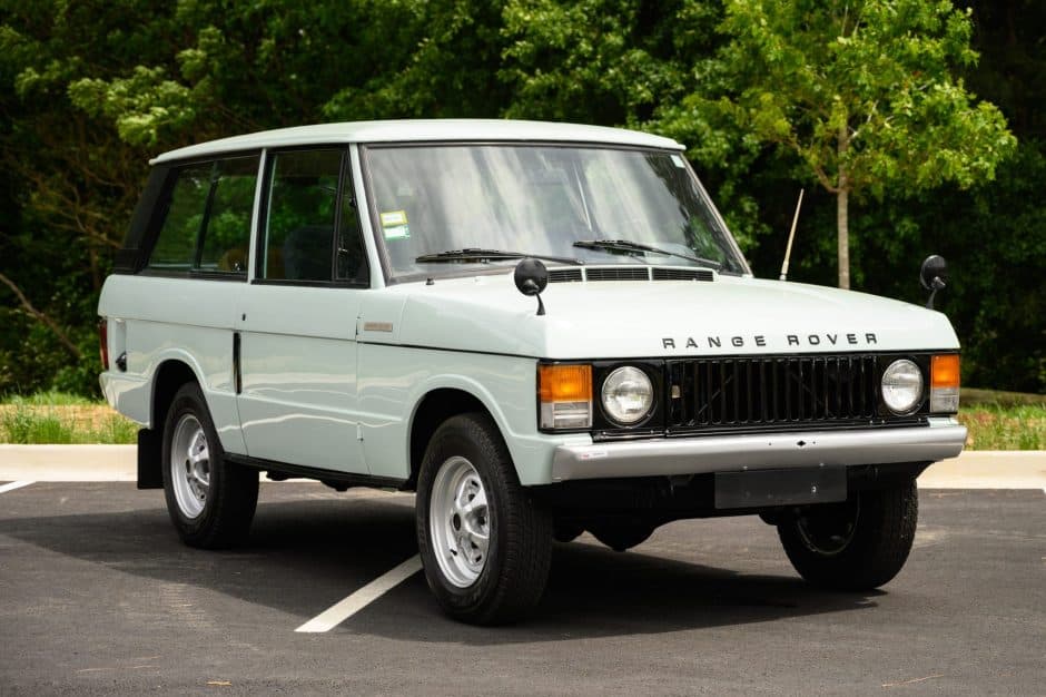 1978 Land Rover Range Rover Classic sold for $31,250