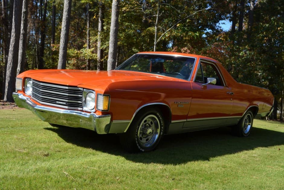 1972 Chevrolet El Camino sold for $21,500