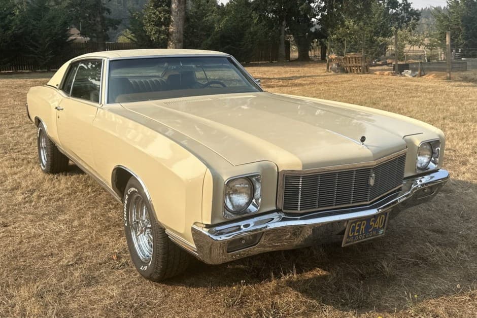 1971 Chevrolet Monte Carlo sold for $16,000