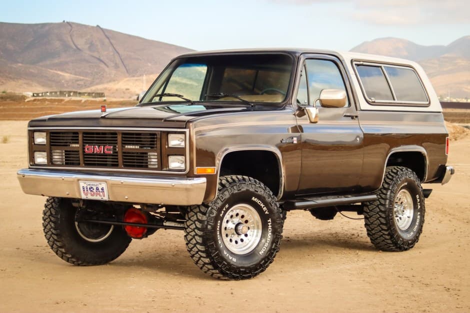1987 GMC Jimmy (1973-1991) sold for $27,000