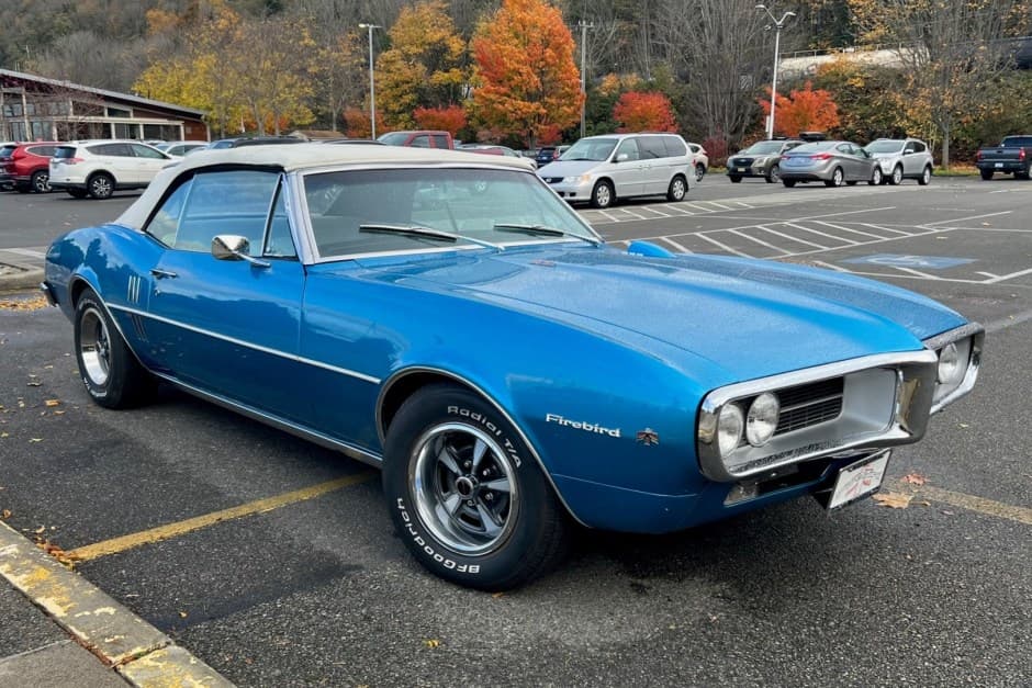 1967 Pontiac Firebird (1967-1969) sold for $29,000
