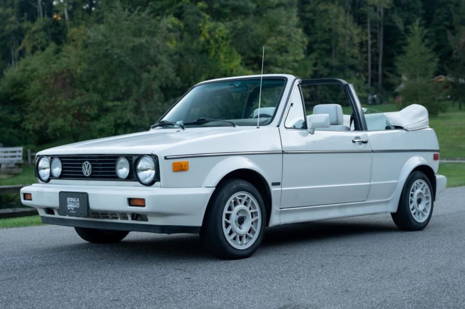 1988 Volkswagen Golf/Rabbit Cabriolet sold for $11,250