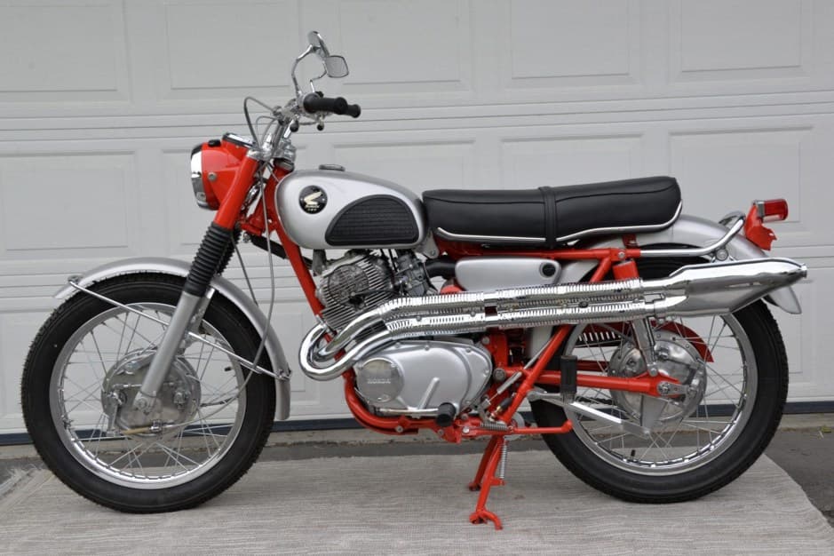 1967 Honda Dream, CB77 Super Hawk, & CL77 Scrambler sold for $9,850