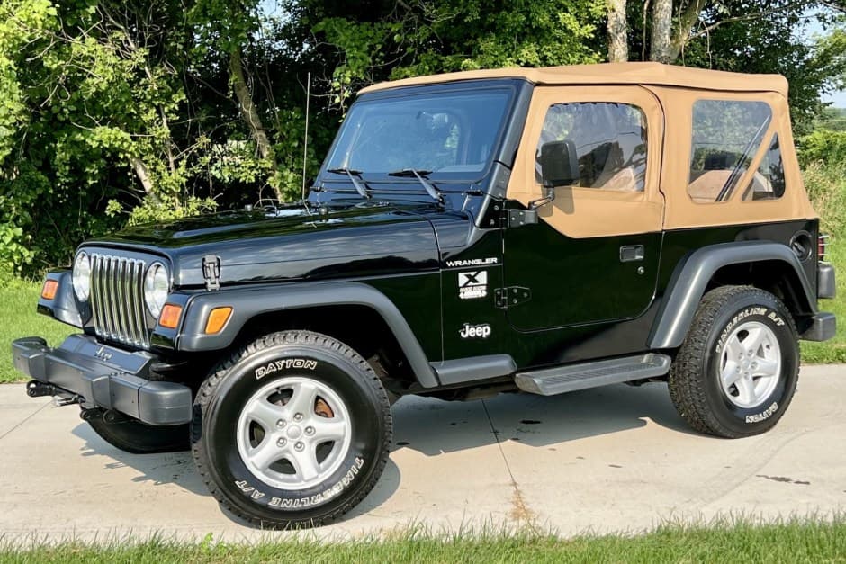 2002 Jeep Wrangler TJ (1997-2006) sold for $12,250