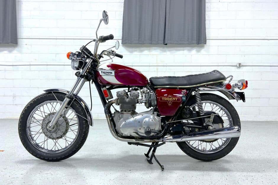 1972 Triumph Trident sold for $5,200
