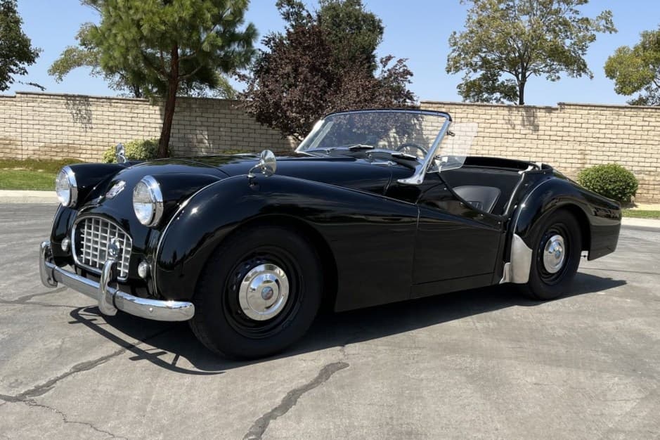 1956 Triumph TR3 sold for $15,000