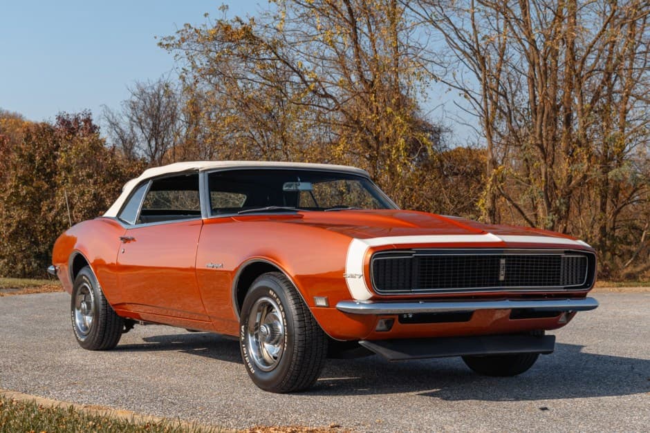1968 Chevrolet Camaro 1st Generation 1967-1969 sold for $54,000