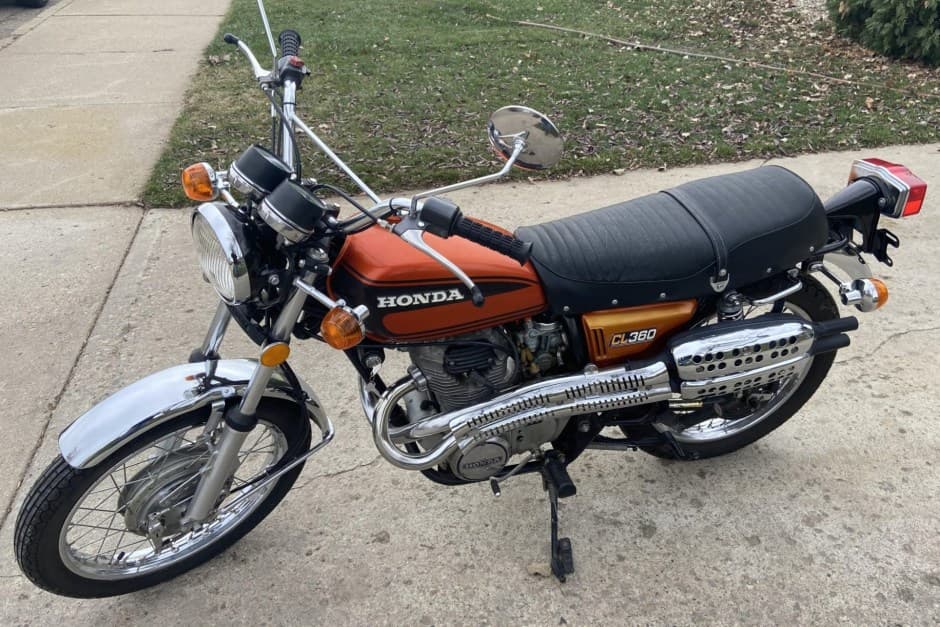1975 Honda CB360 & CL360 sold for $2,200