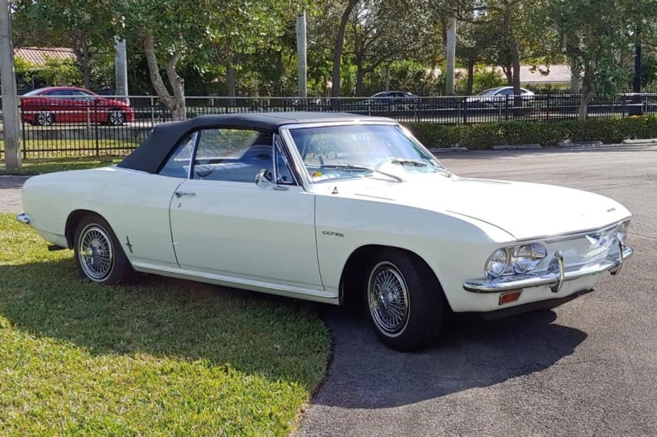 1966 Chevrolet Corvair (1965-1969) sold for $17,000