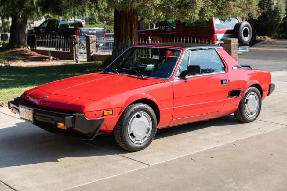 1986 Fiat X1/9 sold for $14,000