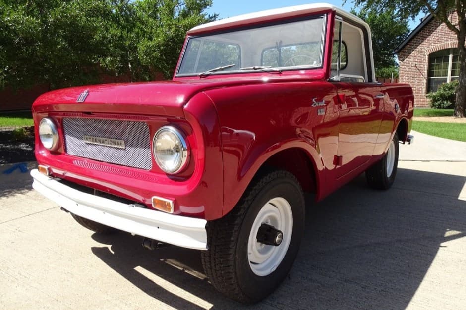 1966 International Harvester Scout sold for $27,000