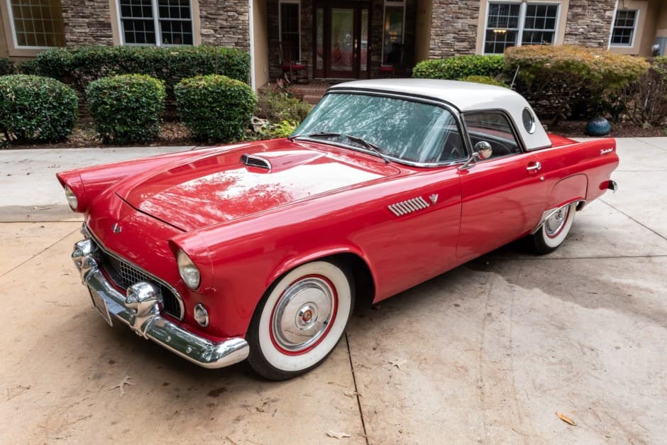 1955 Ford Thunderbird (1955-1957) sold for $25,000