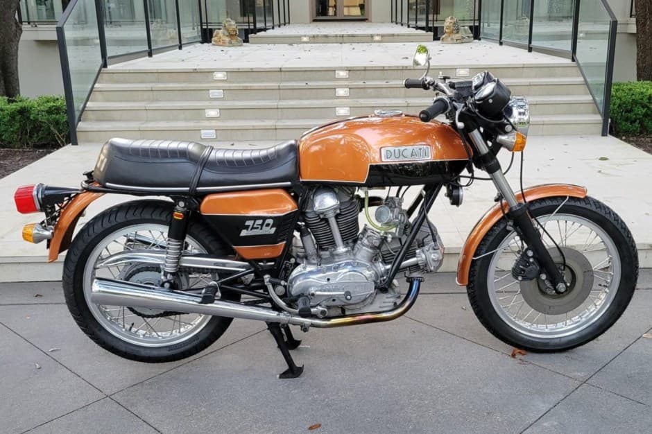 1974 Ducati 750GT sold for $16,100