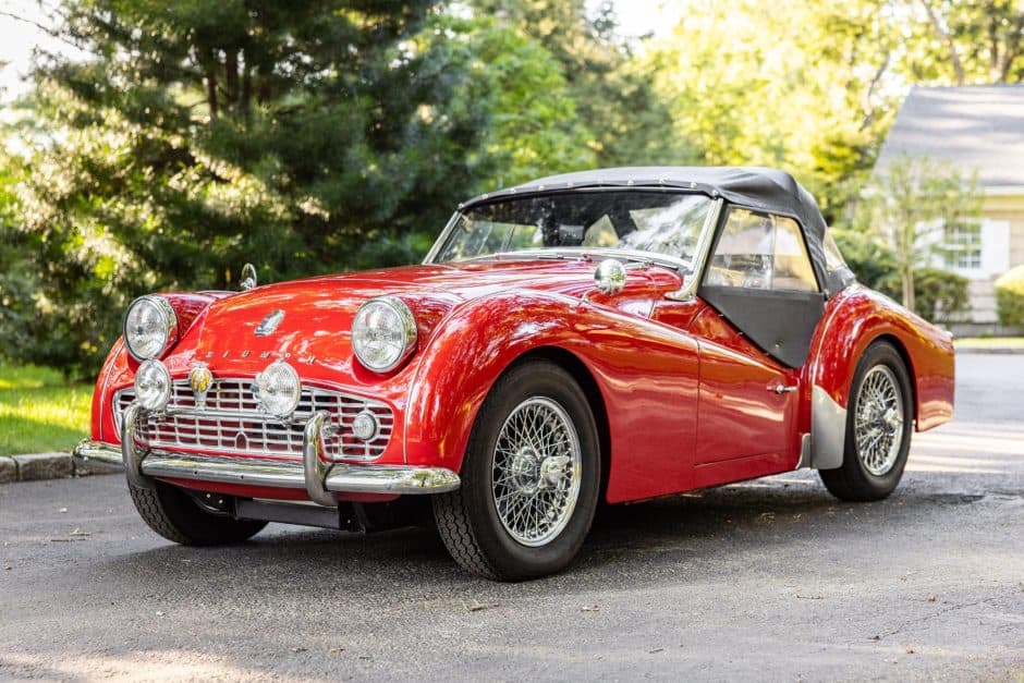 1962 Triumph TR3 sold for $35,000
