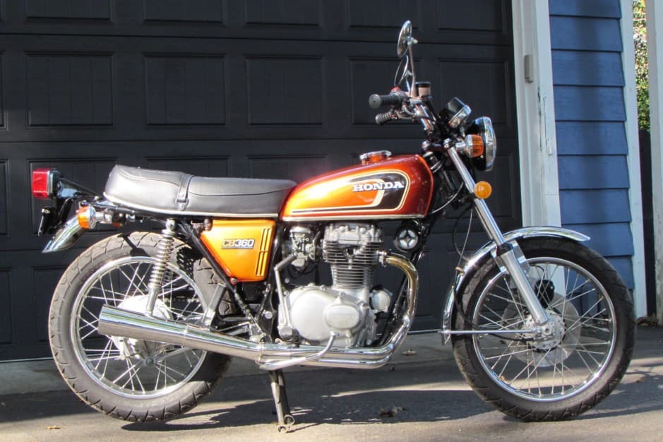 1974 Honda CB360 & CL360 sold for $2,350