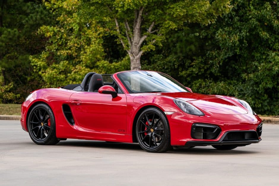 2016 Porsche 981 Boxster sold for $54,000