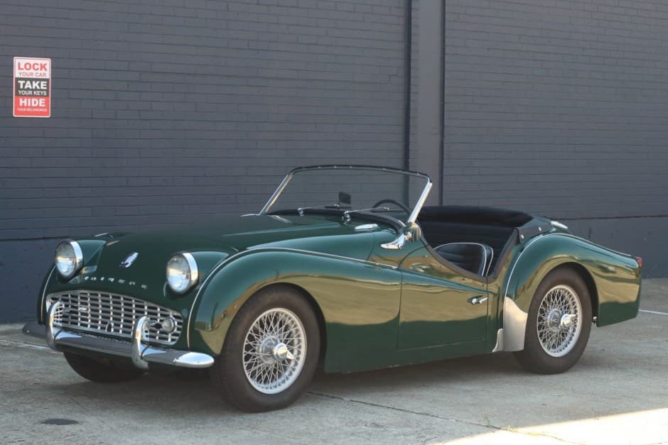 1960 Triumph TR3 sold for $31,000