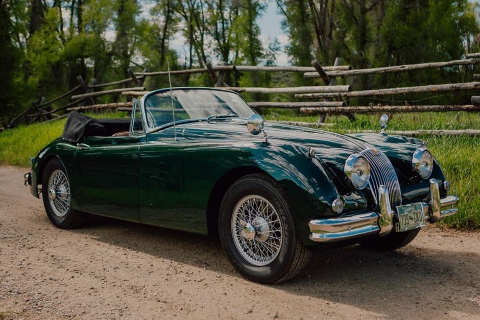 1958 Jaguar XK150 sold for $96,000