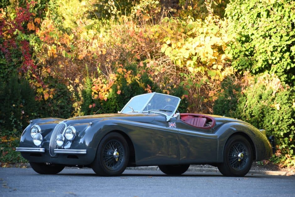 1953 Jaguar XK120 sold for $85,000