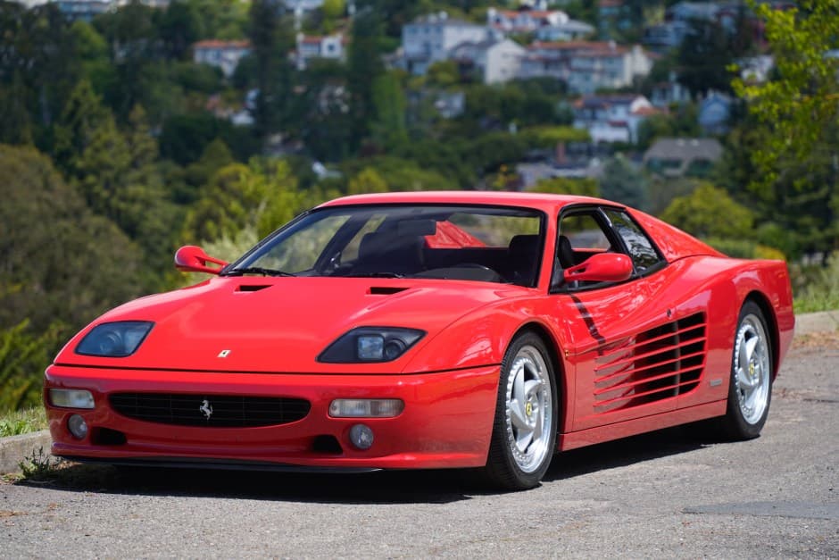 1996 Ferrari Testarossa sold for $483,000