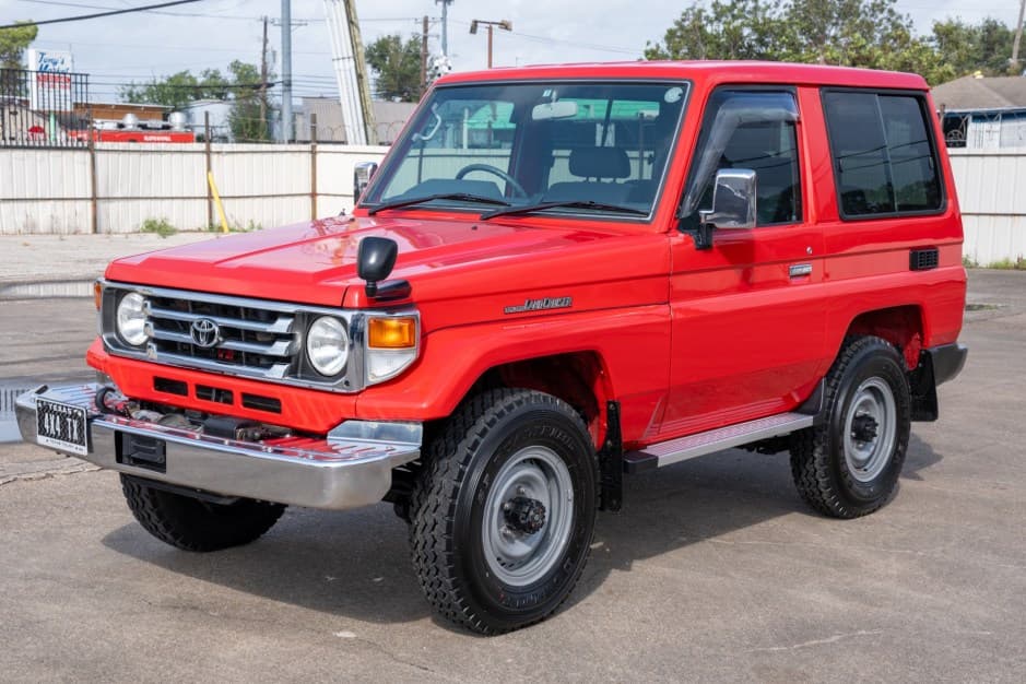 1999 Toyota Land Cruiser 70-Series sold for $38,500