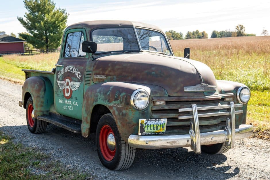 1953 Chevrolet Advance Design Pickup (1947-1955) sold for $21,500