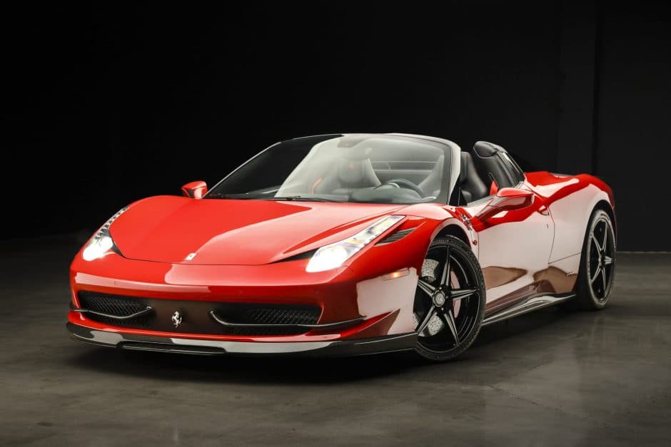 2013 Ferrari 458 sold for $222,000