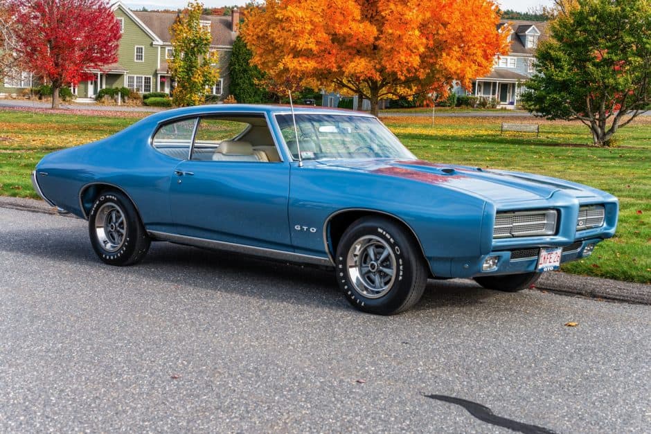 1969 Pontiac GTO sold for $53,500