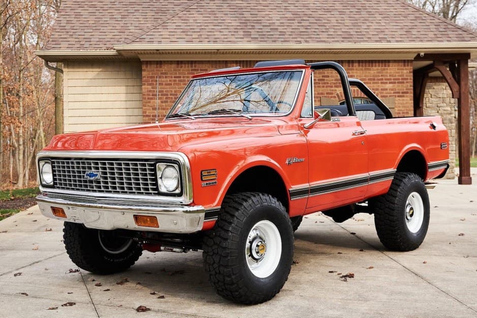 1972 Chevrolet K5 Blazer 1969-1972 sold for $99,000