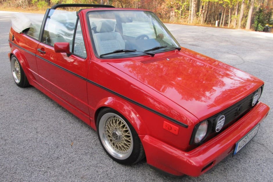 1991 Volkswagen Golf/Rabbit Cabriolet sold for $4,400