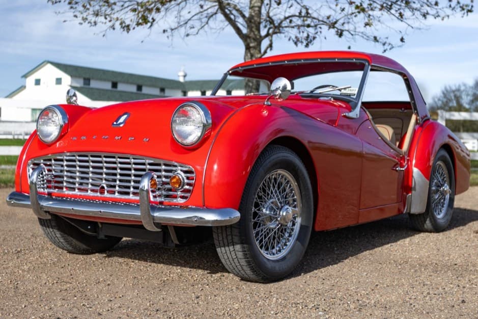 1960 Triumph TR3 sold for $23,000