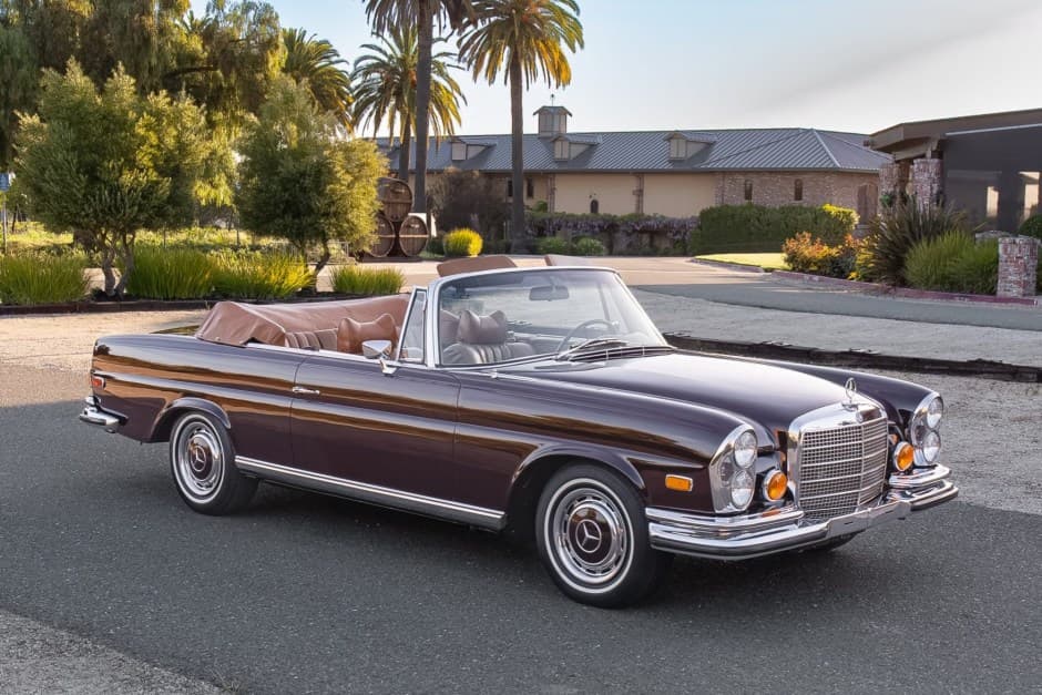 1971 Mercedes-Benz W111 Coupe & Cabriolet sold for $185,000