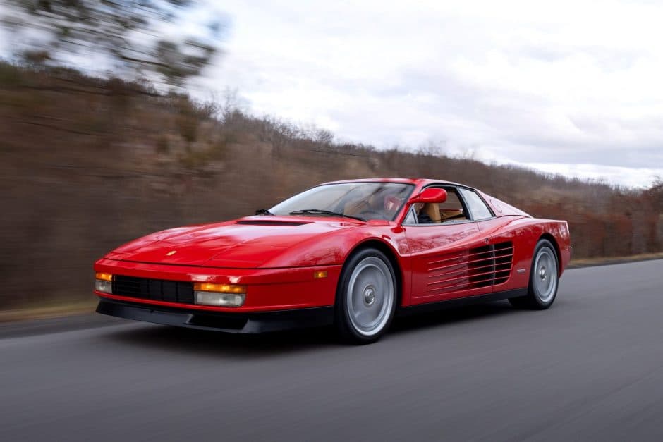 1985 Ferrari Testarossa sold for $187,500