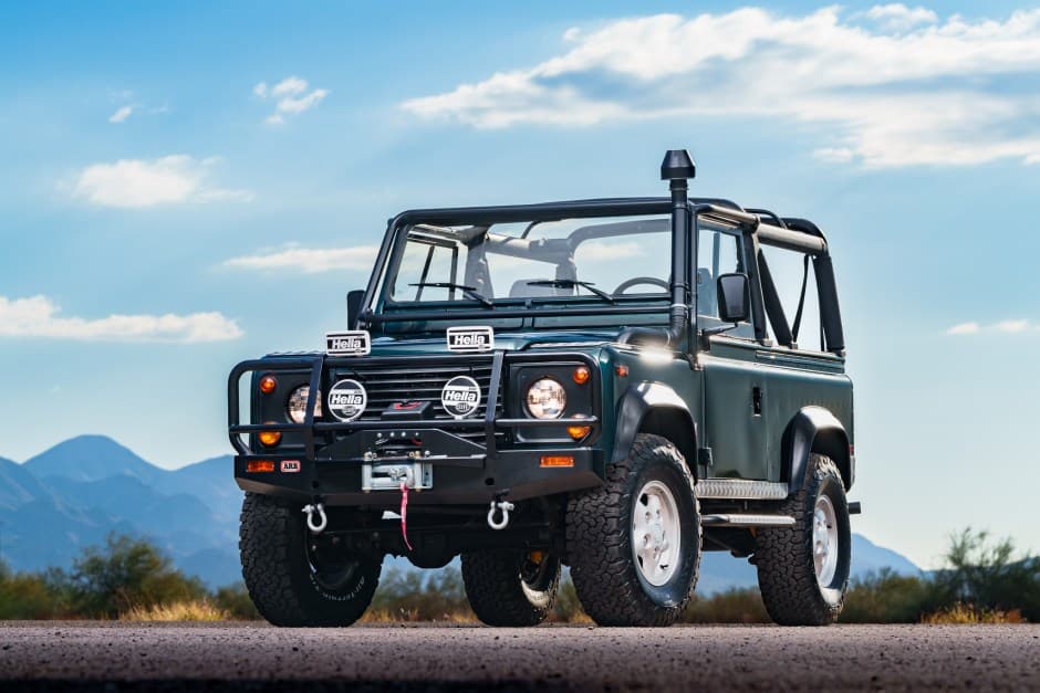 1997 Land Rover Defender 90 NAS sold for $155,000