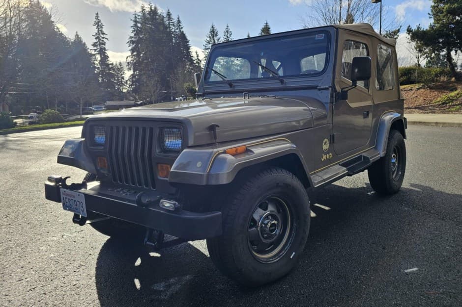 1989 Jeep Wrangler YJ (1987-1995) sold for $11,000