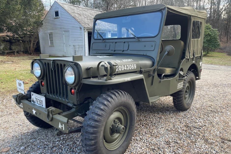 1952 Willys M38 sold for $13,300