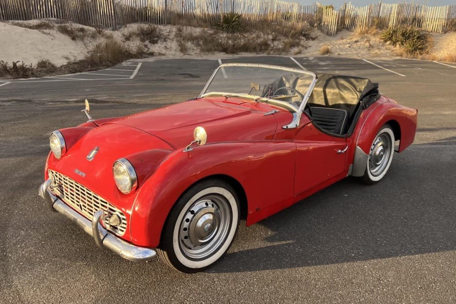 1960 Triumph TR3 sold for $7,300
