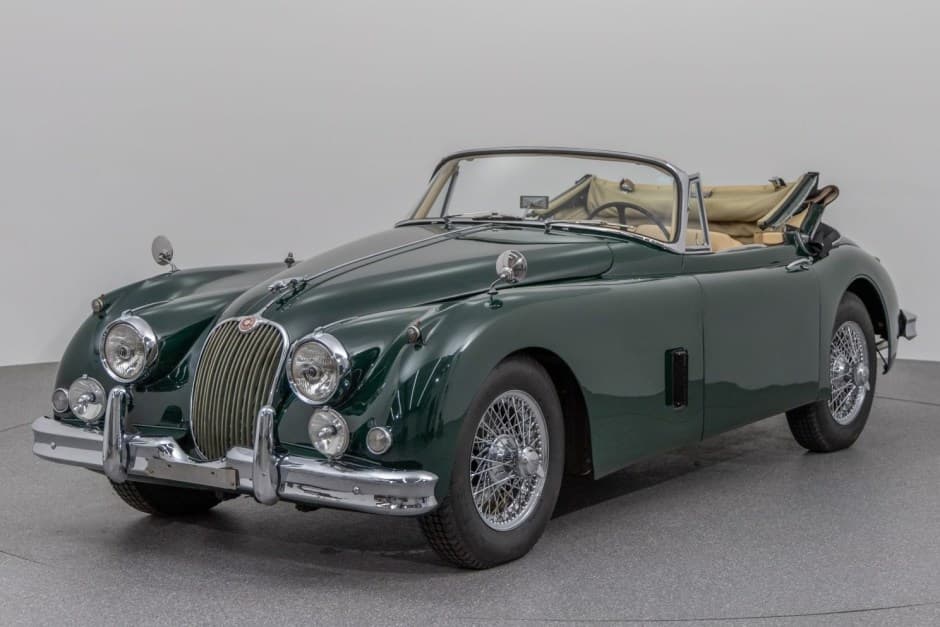 1957 Jaguar XK150 sold for $56,000
