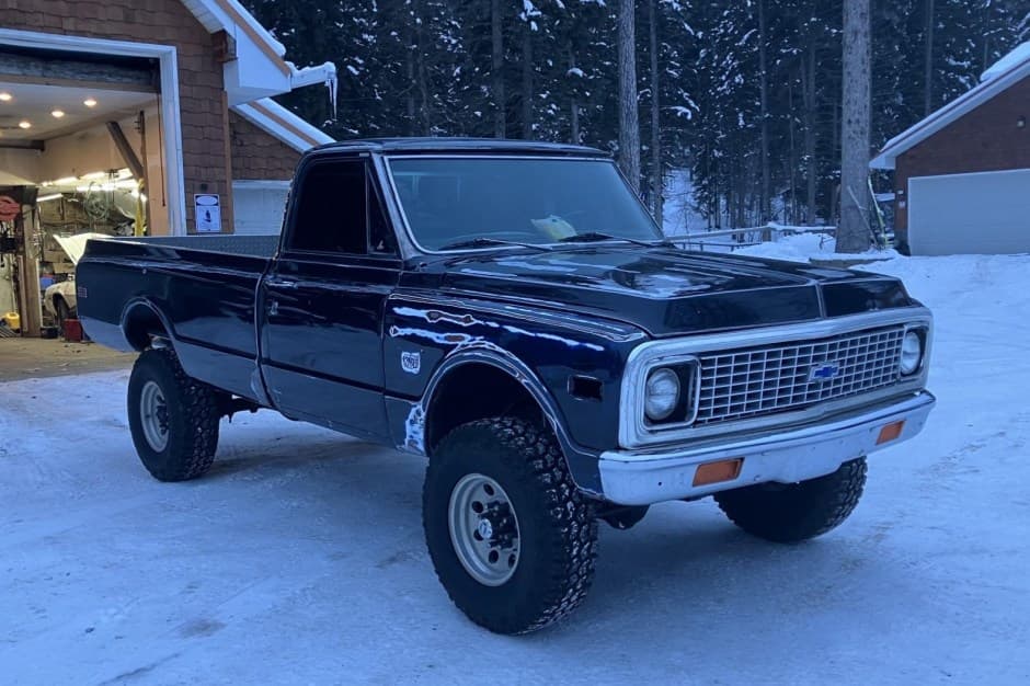 1972 Chevrolet C/K (1967-1972) sold for $8,800