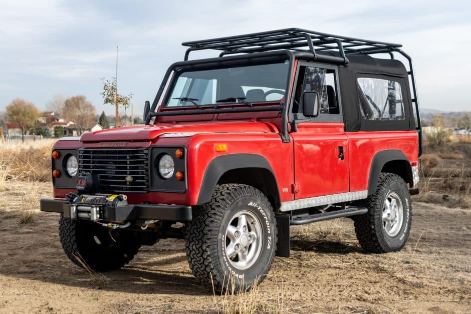 1994 Land Rover Defender 90 NAS sold for $47,500