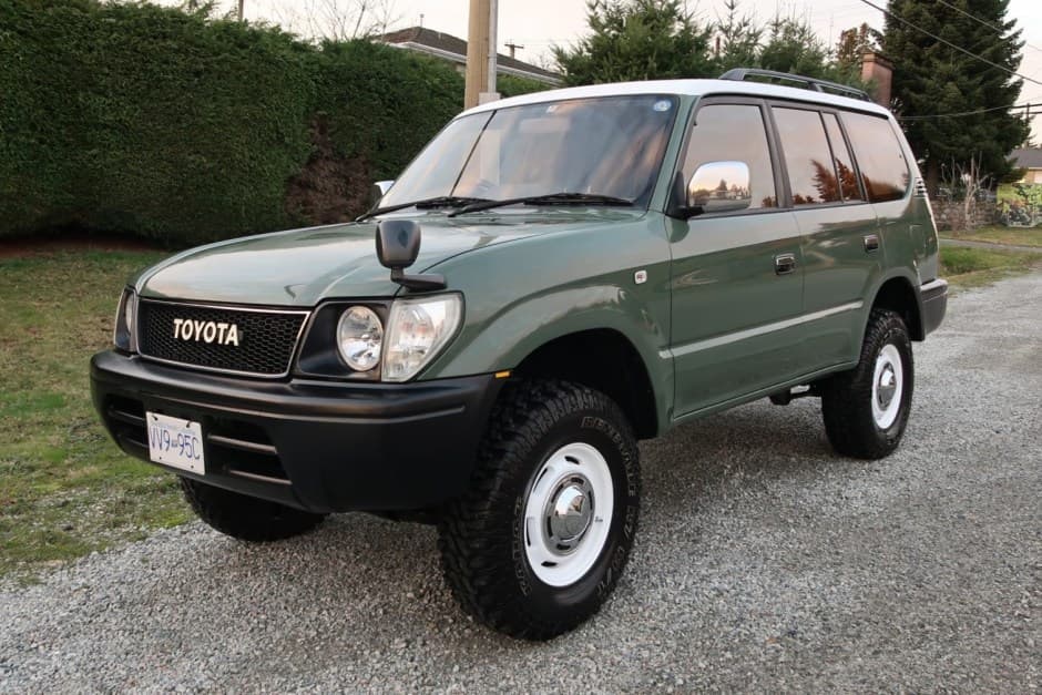 1999 Toyota Land Cruiser Prado 90-Series sold for $10,500