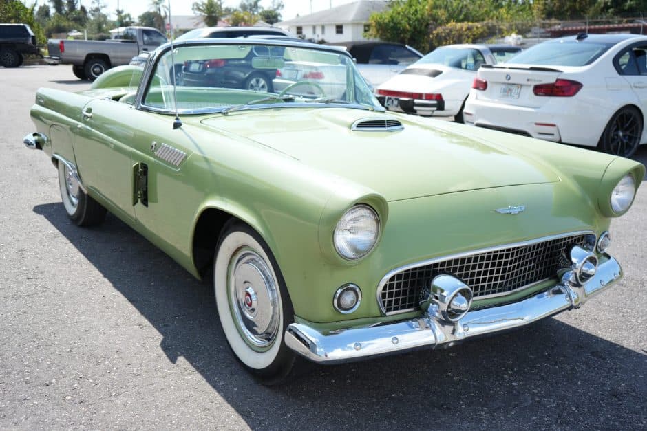1956 Ford Thunderbird (1955-1957) sold for $22,000